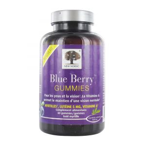 New Nordic Blue Berry Gummies 60 Gum