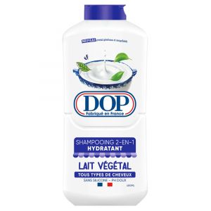 Dop Shampooing 2 en 1 Hydratant Lait V&eacute;g&eacute;tal Sans Silicone Ph Doux Tous Types de Cheveux 48 ml