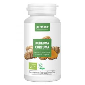 Purasana Vegan Curcuma Bio 120 Gélules