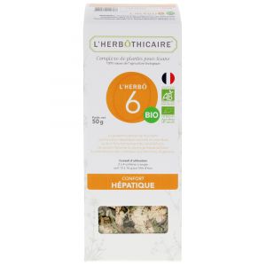 L'Herb&ocirc;thicaire l'Herb&ocirc; 6 Complexe Confort H&eacute;patique Bio 50 g