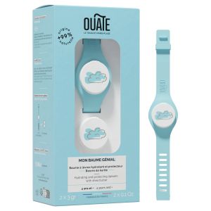 Ouate Mon Baume Génial Bracelet Bleu + 1 Recharge de 3 gr