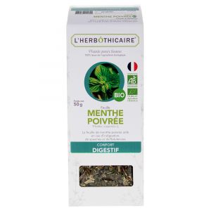 L'Herb&ocirc;thicaire Menthe Poivr&eacute;e Feuille 50 g