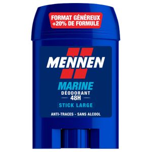 Mennen Déodorant Marine 24H Anti-Traces Stick Large 60 ml