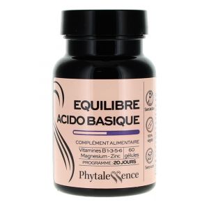 Phytalessence Équilibre Acido Basique - Complément Alimentaire - 60 Gélules