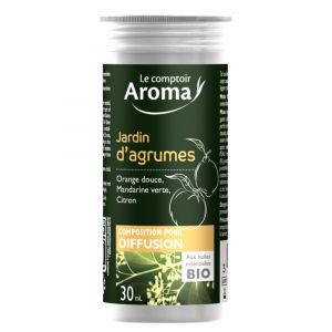 Le Comptoir Aroma Composition Pour Diffuseur Bio Jardin d'Agrumes 30 ml