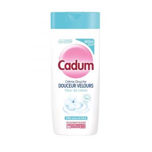Cadum Crème Douche Douceur Velours à la Fleur de Coton 450 ML