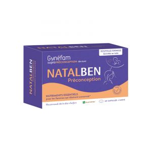 Effik Natalben Préconception 2 Mois 60 Capsules