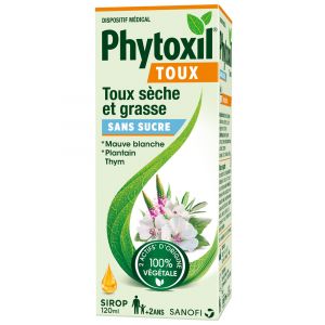 Sanofi Phytoxil Sirop Toux Sans Sucre - 120 ml