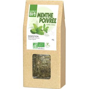 Esprit Bio Menthe Poivrée à Infuser Bio 40 g