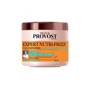 Franck Provost Expert Nutri-Frizz Masque Professionnel Cheveux Très Secs ou Frisés 48 Heures 400 ML