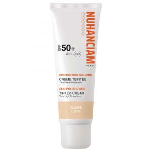 Nuhanciam Cr&egrave;me Solaire Teint&eacute;e SPF50+ 50 ml - Teinte : Claire