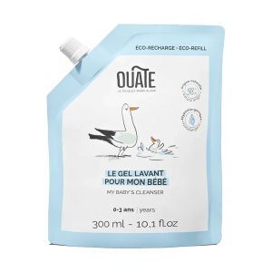 Ouate Gel Lavant pour mon Bébé Corps & Cheveux Éco-Recharge 300 ml