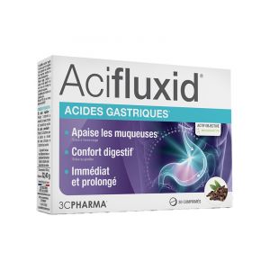3C Pharma Acifluxid - Acides Gastriques - 30 Comprimés