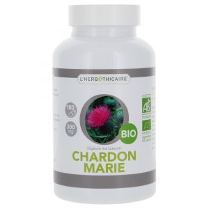 L'Herbôthicaire Poudre de Chardon Marie Bio 180 Gélules