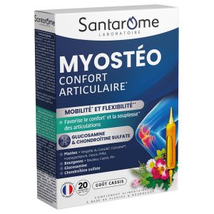 Santarome Myostéo Confort Articulaire Complément Alimentaire 20 Ampoules