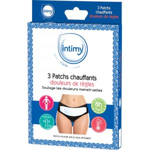 Intimy Care Patchs Chauffants Douleurs de Règles 3 Unités