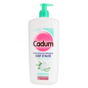 Cadum Gelée Douche Hydratante Soif Aloé Fraîcheur Pure 750 ML