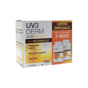 3C Pharma Uv3.derm Confort 120 Gélules