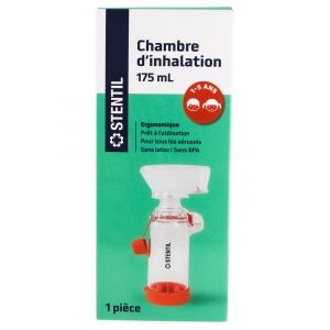 Stentil Chambre d'Inhalation Ergonomique Sans BPA 175 ml - Taille : 1 à 5 Ans