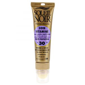 Soleil Noir Combi Soin Vitamin&eacute; 30 et Stick Ip 30 Haute Protection