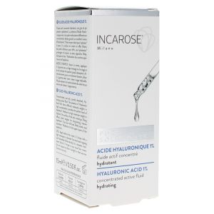 Incarose Pure Solutions Acide hyaluronique Fluide Hydratant 15 ml