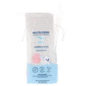 Neutraderm Baby Carrés de Soin Visage & Corps 100 Unités
