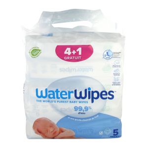 Waterwipes Lingettes - Lot 4+1