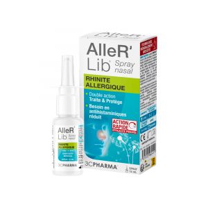 3C Pharma AlleR'Lib Rhinite Allergique Spray 15 ML