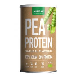 Purasana Vegan Pois Protéine Poudre Nature Bio 400 g