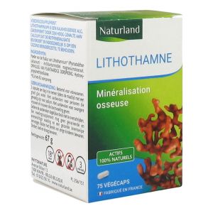 Compl&eacute;ment Alimentaire Lithothamne 75 G&eacute;lules V&eacute;g&eacute;tales