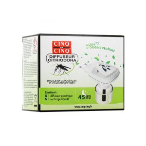Cinq sur Cinq Diffuseur Citriodora Moustiques et Moustiques Tigres