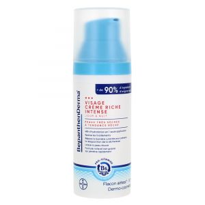 Bepanthen Derma Crème Visage Riche Intense Peaux Très Sèches Rêches 50 ml