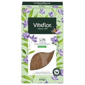 Vitaflor Plante en Vrac - Lin Farine - 500 g