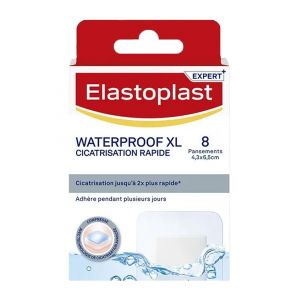Elastoplast Cicatrisation Rapide Waterproof XL - 8 Pansements