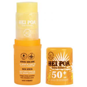 Hei Poa Stick Solaire SPF50+ Visage et Zones Sensibles 15 g