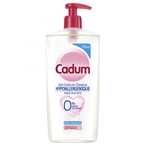 Cadum Gel Corps &  Cheveux Hypoallergénique 750 ML