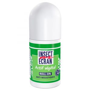 Insect Ecran Roll-on Anti-Moustiques 5H Actif d'Origine Végétal 50 ml