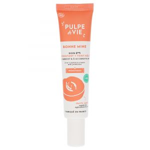 Pulpe de Vie Bonne Mine Soin Hydratant 2en1 à l'Abricot Bio 40 ml