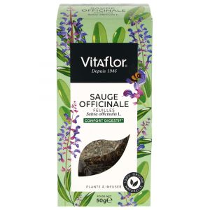 Vitaflor Plante en Vrac - Sauge Officinale Feuille - 50 g