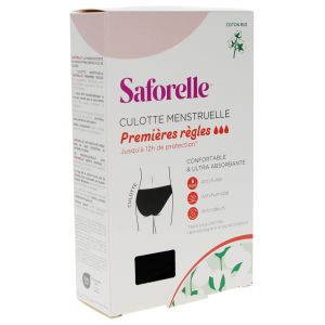 Saforelle Culotte Menstruelle Lavable Premi&egrave;res R&egrave;gles