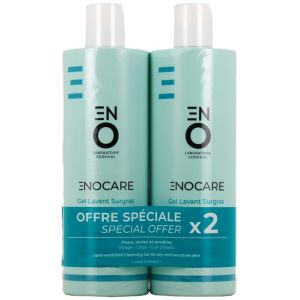 Enocare Codexial Gel Lavant Surgras - Peaux Sèches et Sensibles Lot 2 x 400 ml