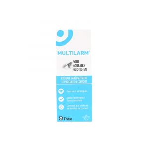 Théa Multilarm Soin Oculaire Quotidien Yeux Secs et Fatigués 10 ml