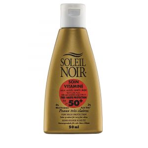 Soleil Noir Soin Vitaminé 50+ Très Haute Protection