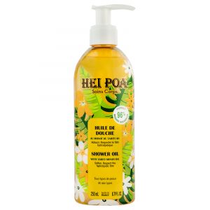 Hei Poa Huile de Douche au Mono&iuml; de Tahiti 250 ML