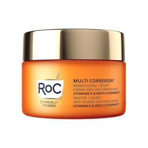 Roc Renouveau + Éclat Crème Anti-Âge Unificatrice Riche 50 ml