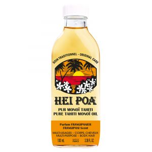 Hei Poa Pur Monoï Tahiti Hydratant Nourrissant - Parfum Frangipanier 100 ml