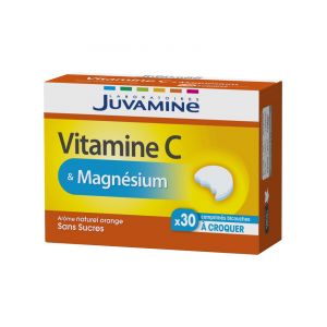 Juvamine Vitamine c & Magnésium 30 Comprimés à Croquer