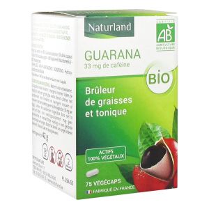 Naturland Guarana Bio 75 Végécaps