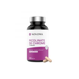 Novoma Picolinate de Chrome 120 G&eacute;lules