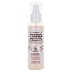 Lov Frog Soin Illuminateur Bio"champagne Rose Paillete"vis-Corps-Chev 100 ml